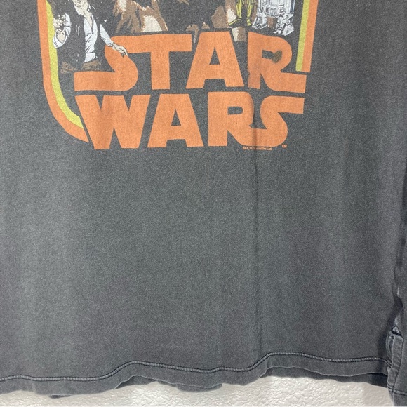 Junk Food Star Wars Black Wash Tee Shirt XL Junior Cotton - Picture 6 of 16
